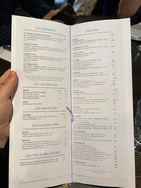 menu 0 of Sapristi
