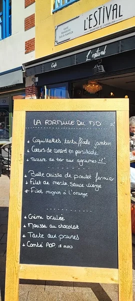 menu 1 of Cafe L'estival Brasserie