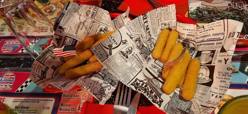 menu 2 of SAM’S summer food " Américan Diner "