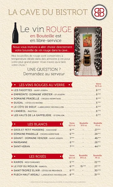 menu 0 of Le Coin du Bœuf - Steak House - Brasserie - Café
