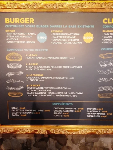 menu 2 of Pimp my Burger - snack aix