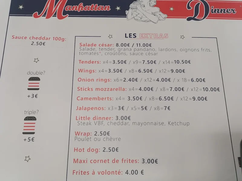menu 0 of Manhattan Dinner