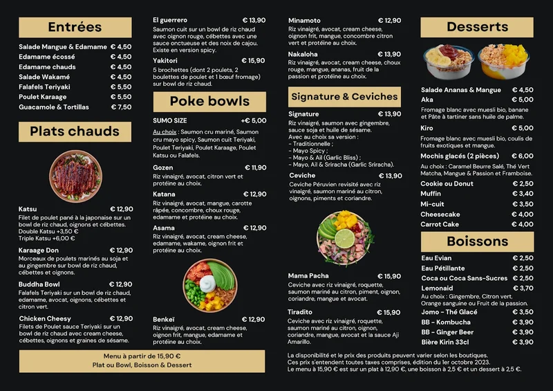 menu 0 of FUSO Antibes