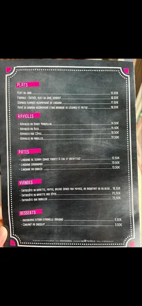 menu 0 of Le petit Vifois