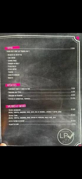 menu 1 of Le petit Vifois