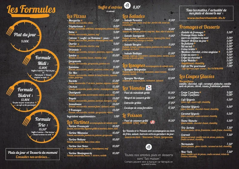 menu 0 of LE CHERCHE MIDI