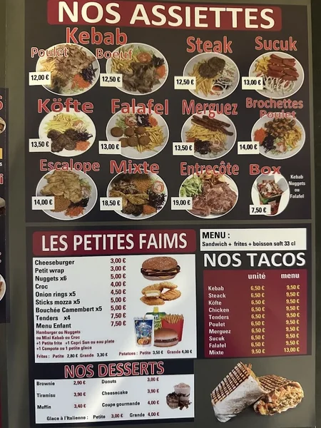 menu 1 of Restaurant Chez Ali