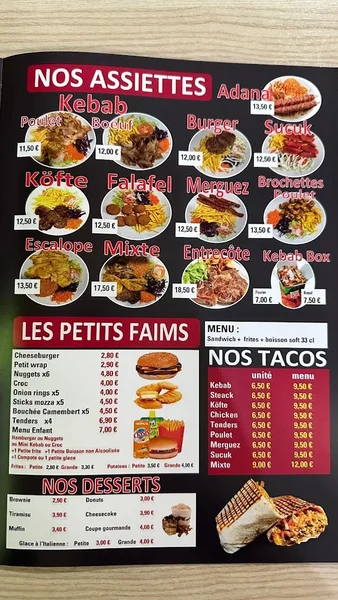 menu 2 of Restaurant Chez Ali