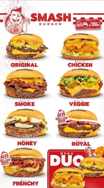 menu 2 of Bill’s Burger Mulhouse