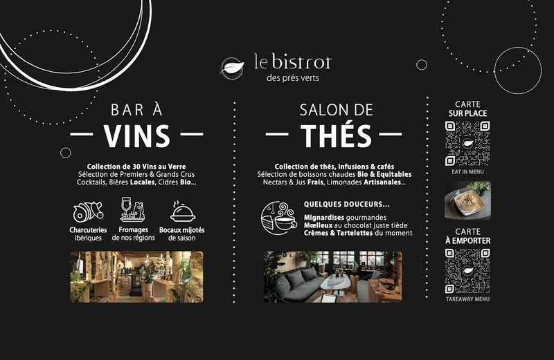menu 0 of Le Bistrot des Prés Verts à Châteauneuf