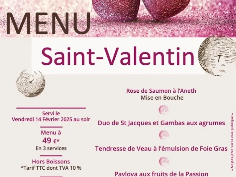 menu 0 of La Table de l'Hostellerie