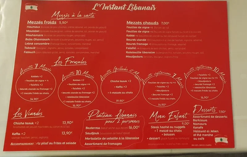 menu 0 of L’instant libanais