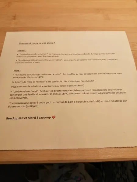menu 0 of Ripailles