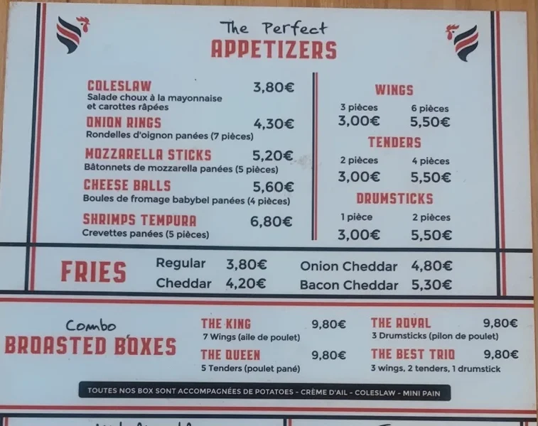 menu 0 of Broasted chicken