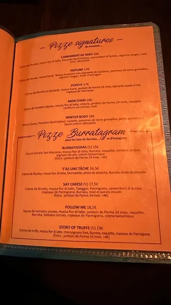 menu 0 of Laurina