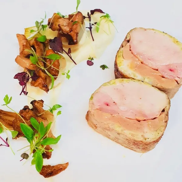 menu 1 of Guillaume Scheer "Les Plaisirs Gourmands"