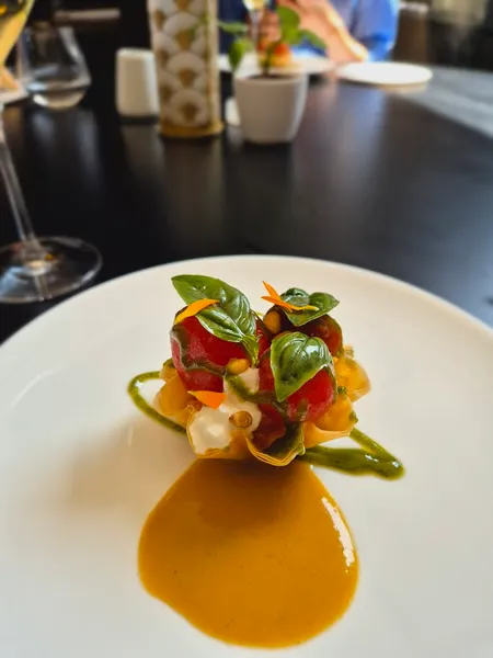 menu 2 of Guillaume Scheer "Les Plaisirs Gourmands"