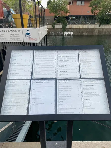 menu 0 of Blue Flamingo