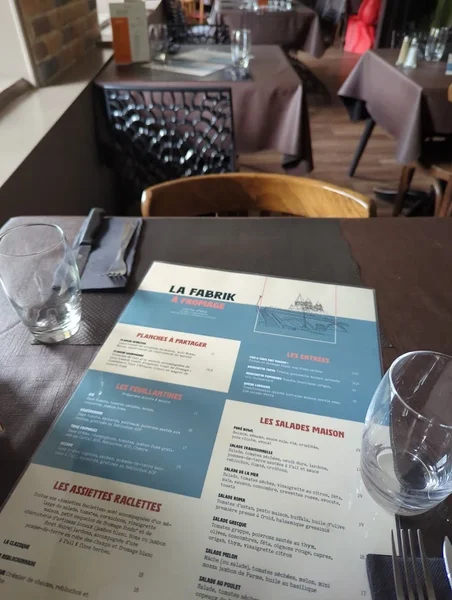 menu 2 of La FabriK à Fromage