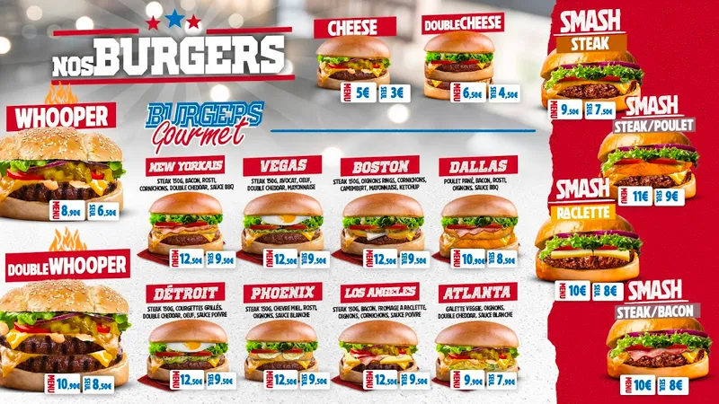 menu 2 of 5th Avenue Etampes