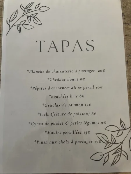 menu 1 of les saveurs d’Anne-So