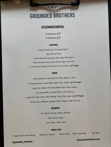 menu 0 of Grounded Brothers