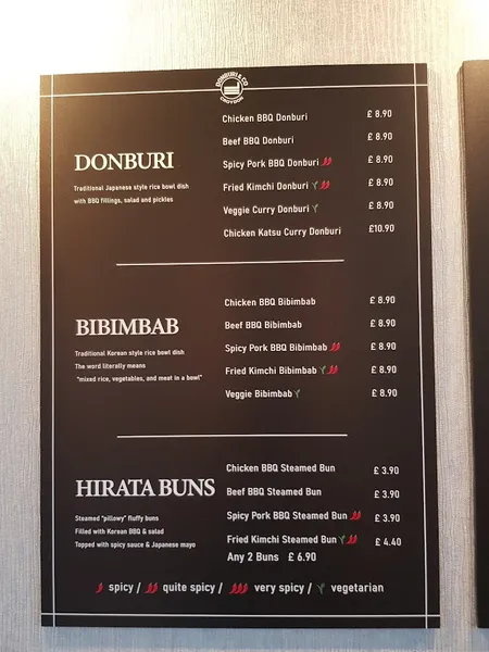 menu 2 of Donburi & Co Croydon