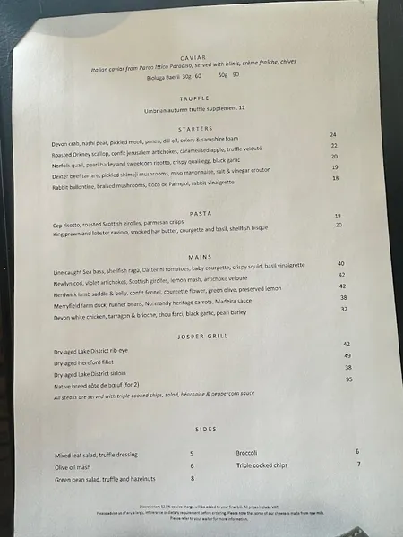 menu 0 of City Social