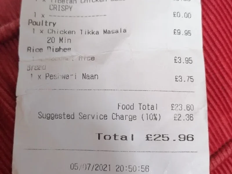 menu 1 of Yak & Yeti (Finsbury Park, Stroud Green)