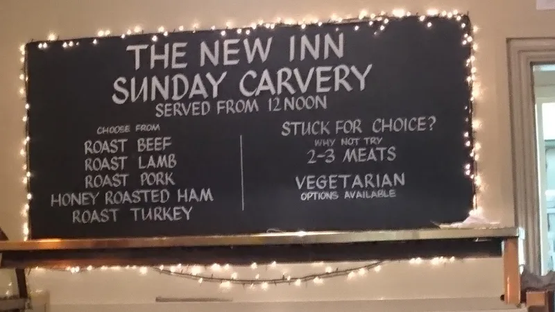 menu 2 of The New Inn Ealing