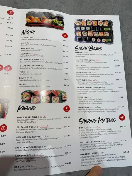 menu 2 of The Sushi Co - Waterloo