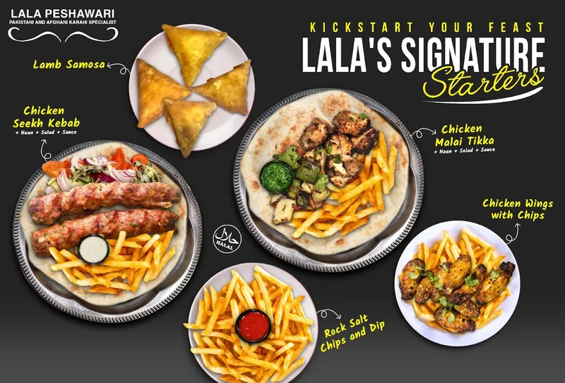 menu 2 of Lala Peshawari