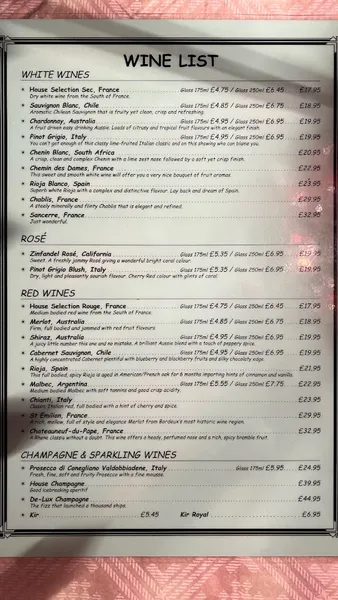 menu 2 of Boulevard