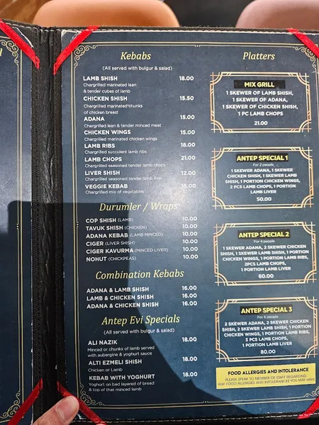 menu 0 of Lahmacun Dunyasi