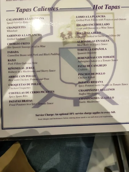 menu 1 of Galicia