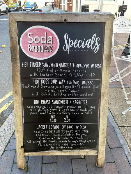 menu 2 of Soda Bread Cafe