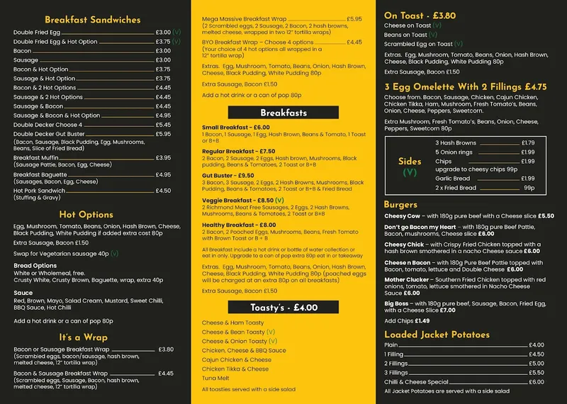 menu 1 of Breakfast N Brunch (Great Barr)