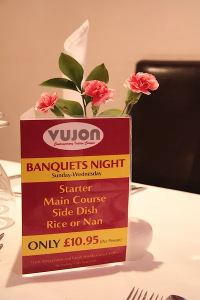 menu 1 of Vujon (Croydon)