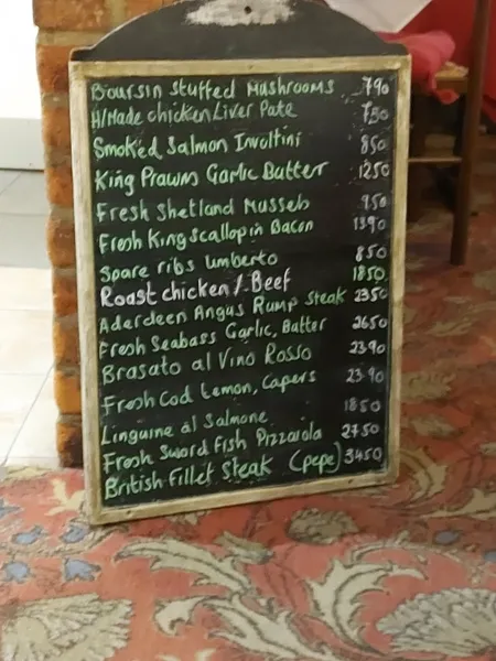 menu 1 of Umbertos