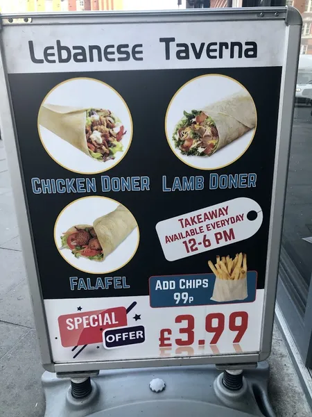 menu 1 of Lebanese Taverna Express