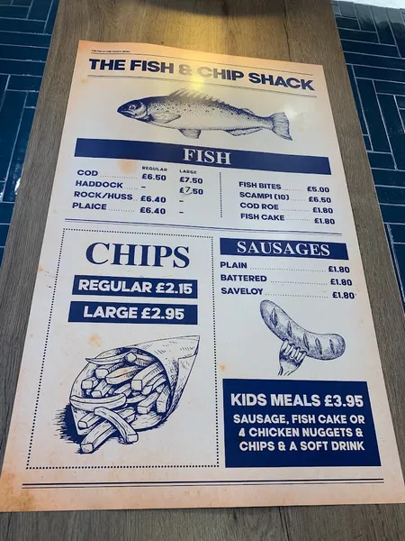 menu 2 of The Fish & Chip Shack