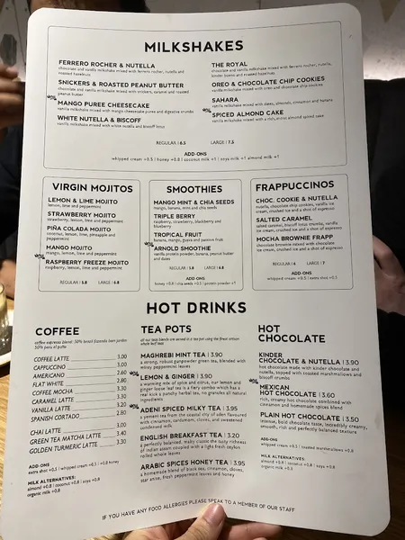 menu 0 of EIS CAFE - Ladypool Road