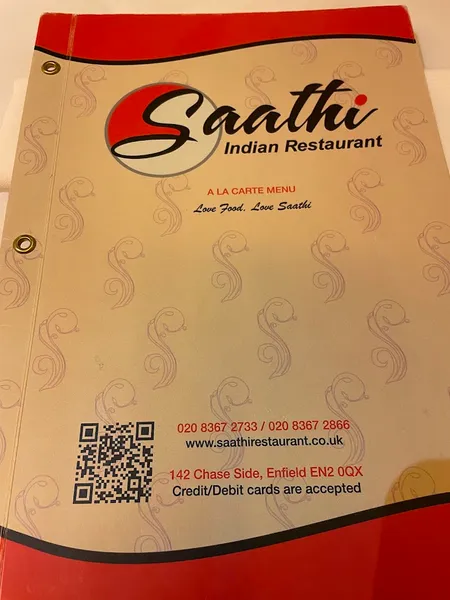 menu 0 of Saathi Restaurant