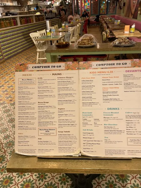 menu 1 of Comptoir Libanais Birmingham