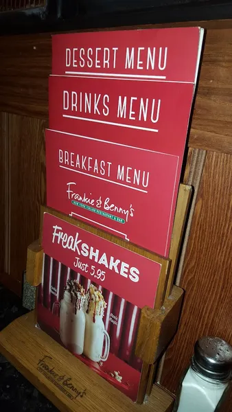 menu 1 of Frankie & Benny's