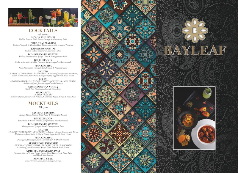 menu 1 of Bayleaf Restaurant