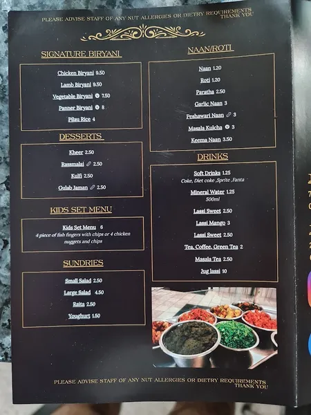 menu 2 of Hounslow Lahori Karahi