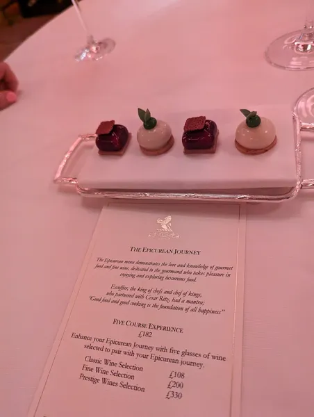 menu 1 of The Ritz Restaurant