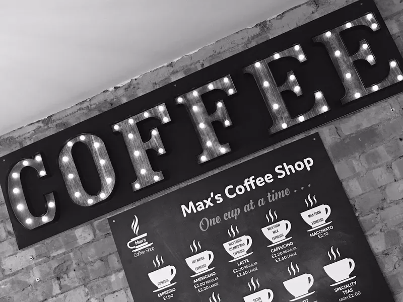 menu 2 of Max's Coffee Shop