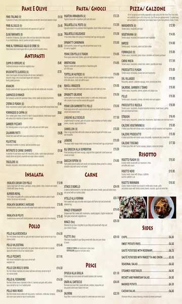 menu 0 of Del Villaggio - Broad St